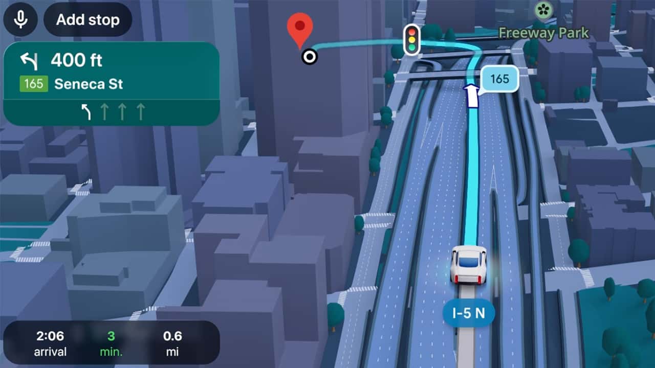 Google Maps Immersive Navigation