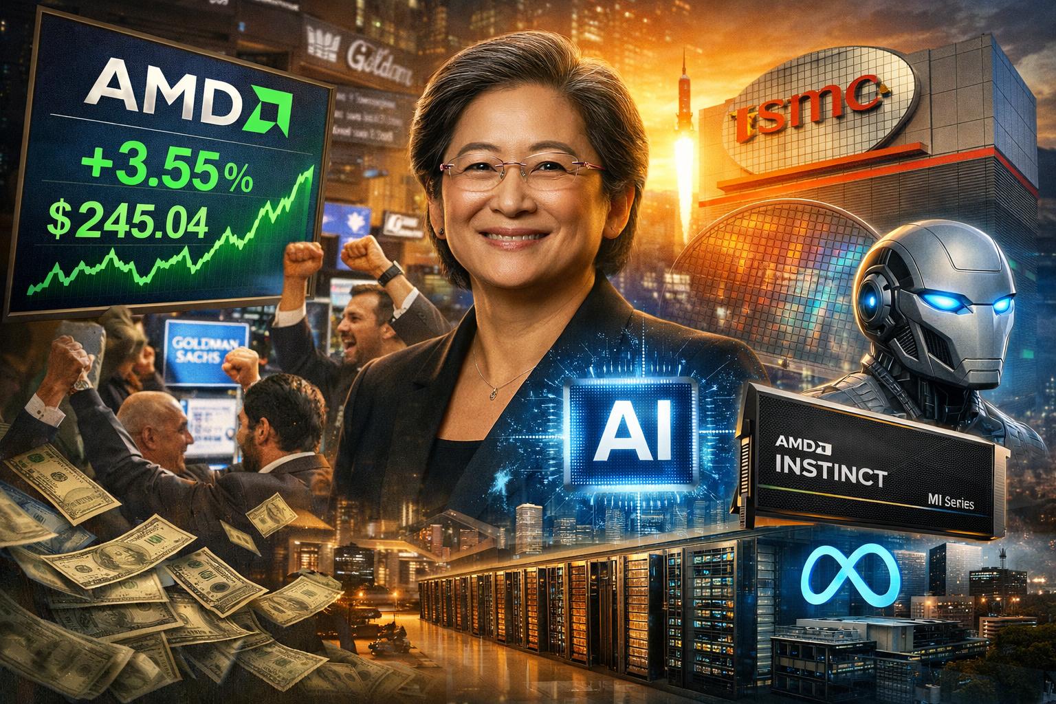 AMD Share Price Surges on AI Momentum