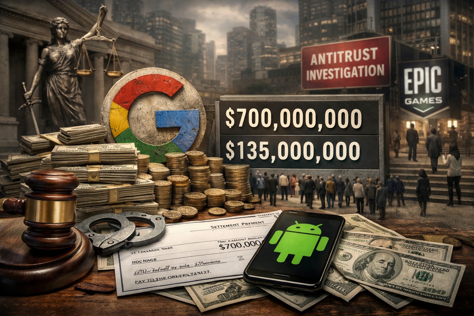 Android Settlements: $135 Million Google’s Legal Storm