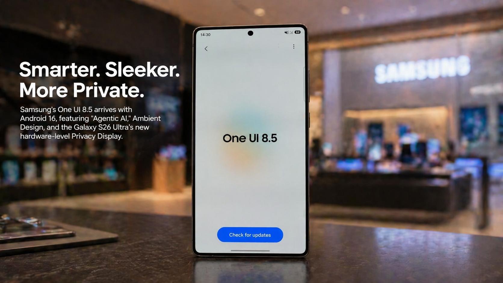 One UI 8.5 Update: A Paradigm Shift in Agentic Mobile Computing