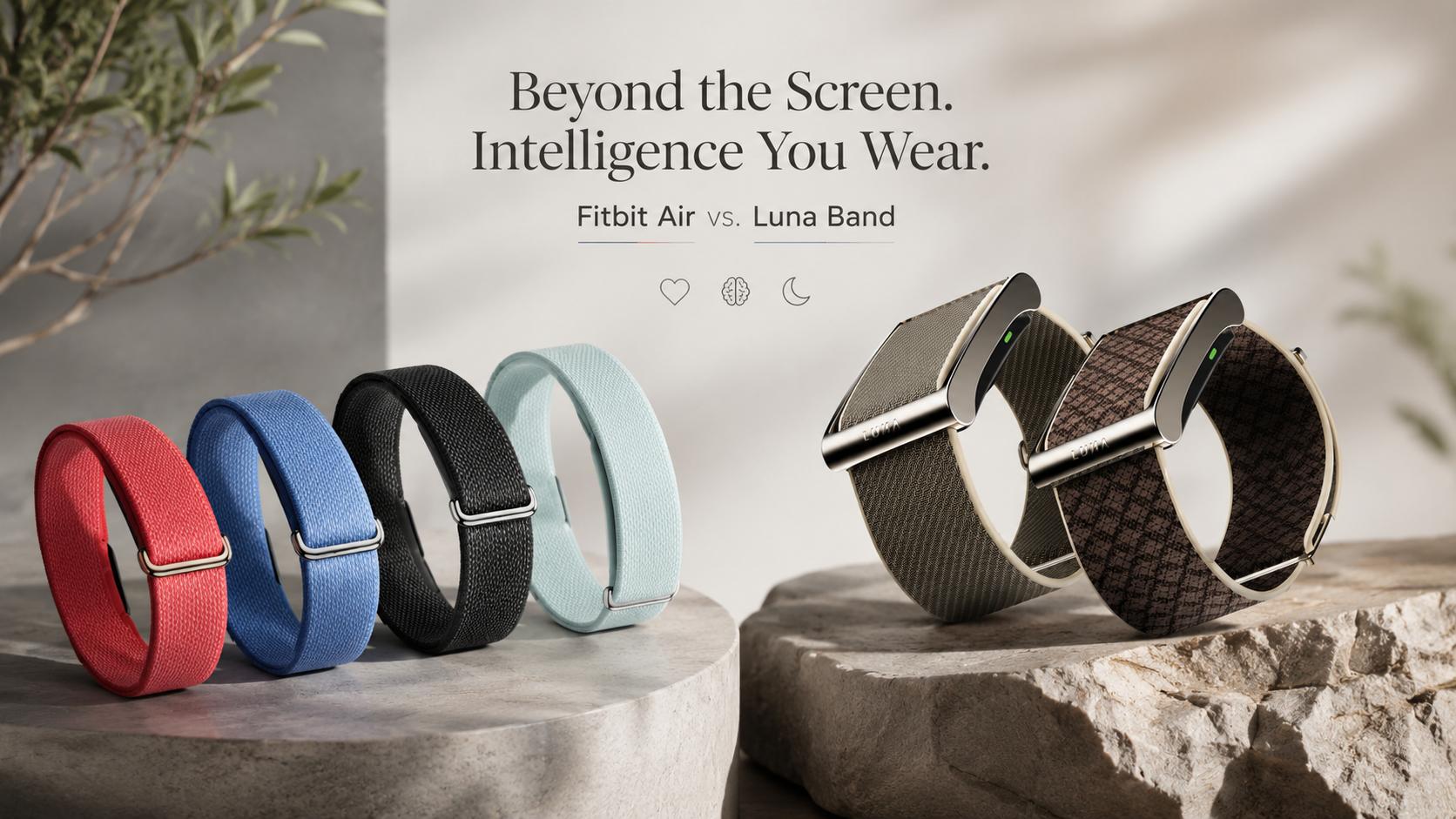 Fitbit Air vs. Luna Band
