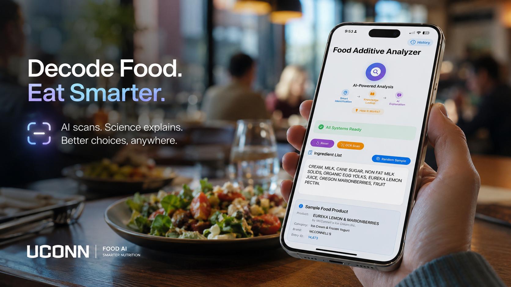 Uconn Food Additive Lens App