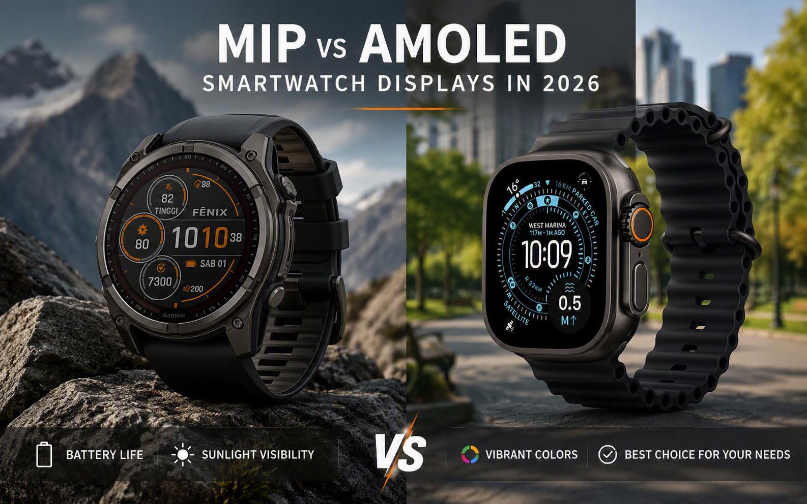 MIP vs AMOLED Displays