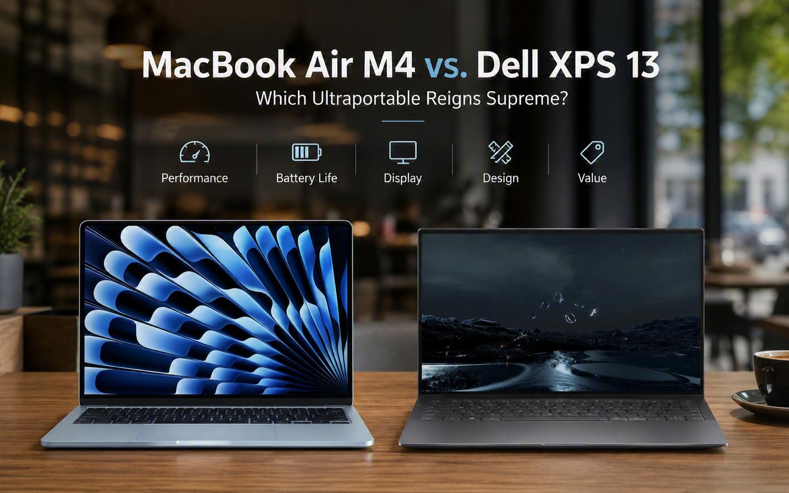 MacBook Air M4 vs. Dell XPS 13