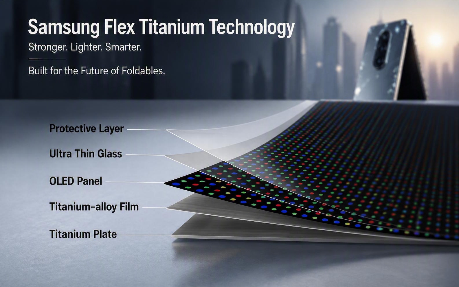 Samsung Flex Titanium Technology