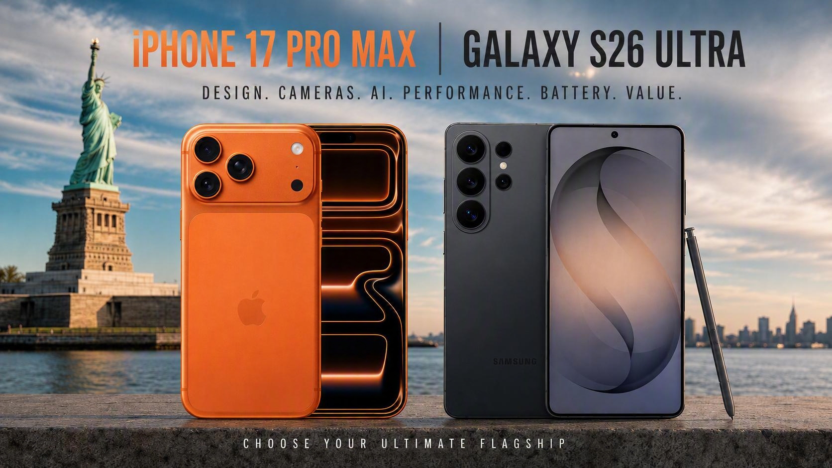 iPhone 17 Pro Max vs. Samsung Galaxy S26 Ultra