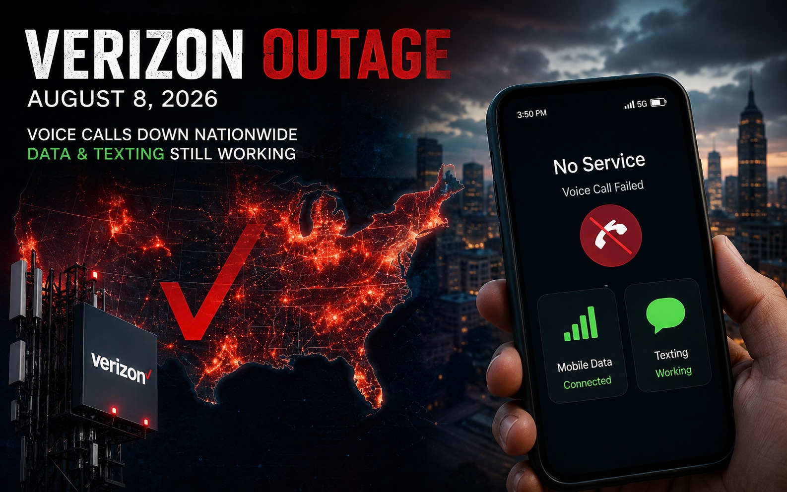 Verizon Outage: What Happened on August 8