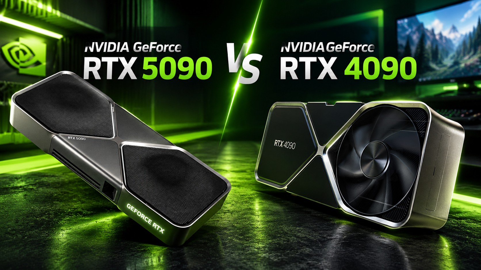 NVIDIA GeForce RTX 5090 vs. GeForce RTX 4090