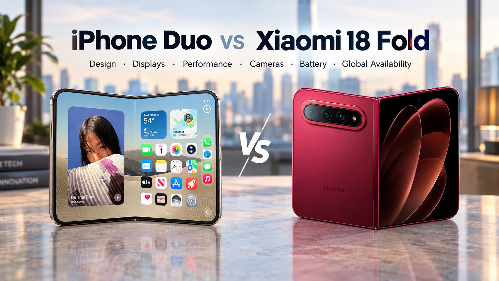iPhone Duo vs. Xiaomi 18 Fold